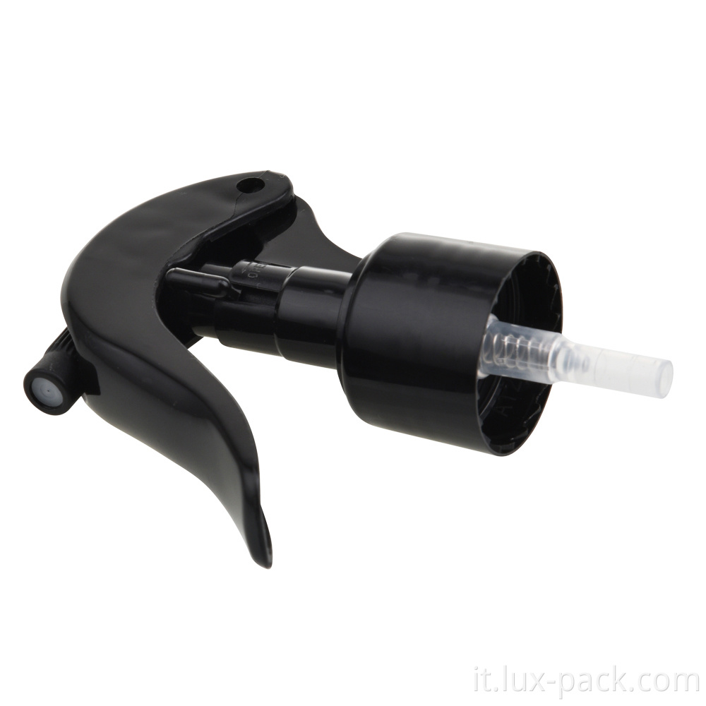 Bill 20/26/28/410 100 ml Pompa di plastica domestica Testa a grilletto spray Nero per bottiglia